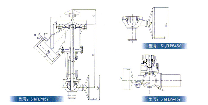 Y型(xíng)平底放料閥産品(pin)結構圖 Y型平底放(fàng)料閥産品結構圖(tu)