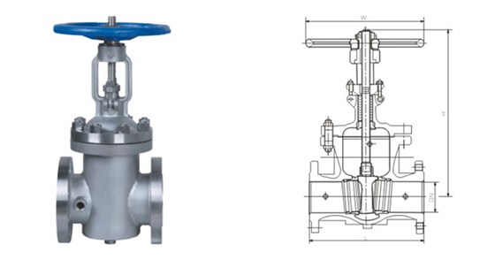 BZ41型保溫(wēn)閘閥産(chan)品結構(gòu)圖 BZ41型保(bǎo)溫閘閥(fá)産品結(jié)構圖