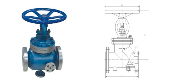 BJ41型(xing)保溫閘(zha)閥産品(pǐn)結構圖(tú)