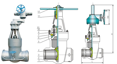航(hang)天泵閥電站閘(zhá)閥 航天泵閥電(dian)站閘閥