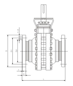對分(fen)式球閥結構圖